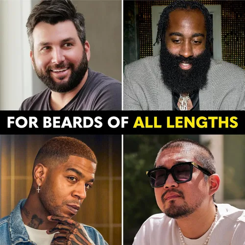 Vista 2 de The Beard Club - Juego de aseo con cepillo, peine, pinza y tijeras para barbas y bigotes de hombres - Set de regalo
