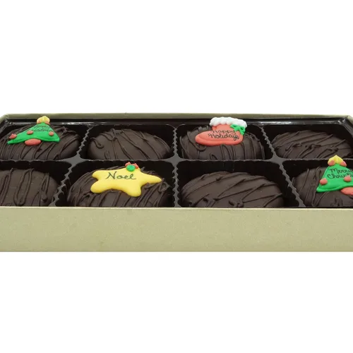 Vista 125 de Galletas Oreo bañadas en chocolate oscuro y con leche, de Philadelphia Candies