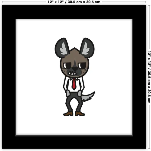 Vista 6 de Trends International Gallery Pops Sanrio Aggretsuko - Póster de pared Haida, 12.00 x 12.00 pulgadas, versión de marco negro