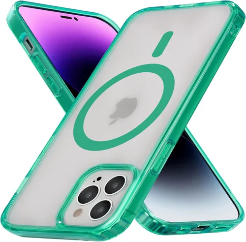 Vista 16 de Funda magnética fuerte para iPhone 12 Pro Max [Protección de grado militar de 10 pies] Compatible con MagSafe, funda protectora a prueba de golpes