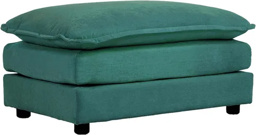 Vista 32 de Sofá Loveseat Grande en Beige y Blanco de 194.8 cm, Sofás Seccionales de 2 Plazas Grandes para Sala de Estar, Sofá Seccional Modular de Tela