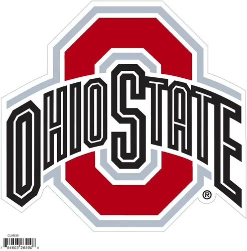 Vista 8 de NCAA, imán con logotipo, 8 pulgadas