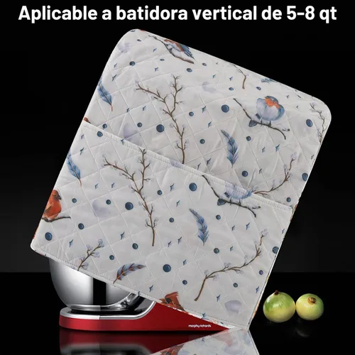 Vista 6 de Funda para batidora de cocina Kitchen Aid compatible con batidoras de 6 a 8 cuartos de galón Kitchen Aid/Hamilton de pie/cabeza inclinable