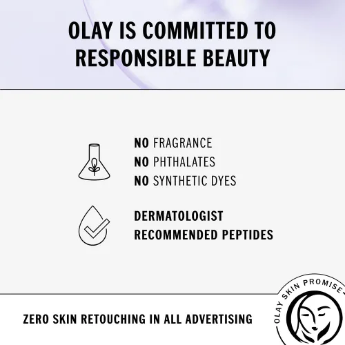 Vista 4 de Olay Regenerist Retinol 24 Crema de ojos de noche, 0.5 onzas + crema hidratante facial de látigo paquete de tamaño de viaje/prueba