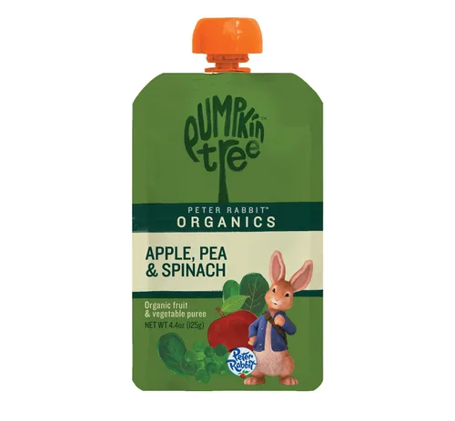 Vista 8 de Peter Rabbit Organics Puré de Frutas Manzana Uva, 4 oz