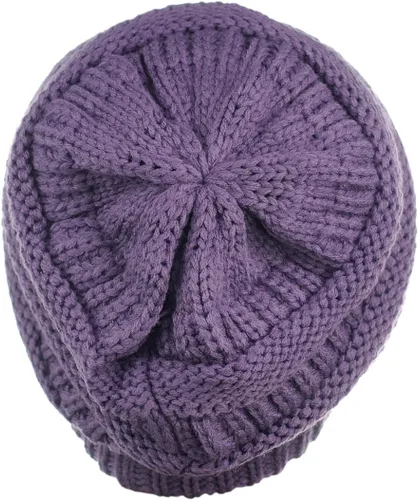 Vista 472 de C.C Trendy Warm Chunky Soft Stretch Cable Knit Beanie