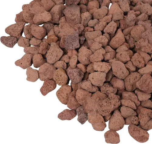 Vista 14 de GASPRO Pequeñas rocas de lava para hoguera, 10 libras, 0.2-0.5 pulgadas Negro