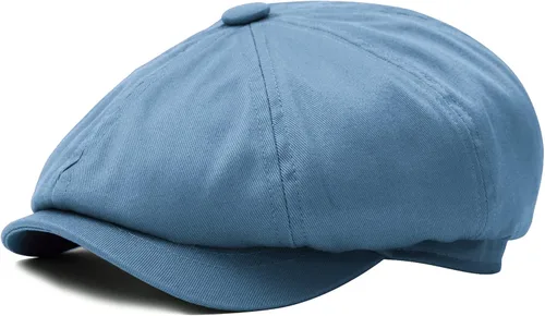 Vista 11 de BOTVELA Gorra plana de Newsboy para hombre, 100% algodón, Gatsby Ivy Golf Cabbie Hat