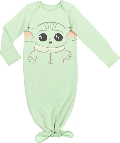 Vista 2 de STAR WARS The Child Cosplay Baby Cosplay Sleeper - Bata y sombrero para recién nacido a bebé