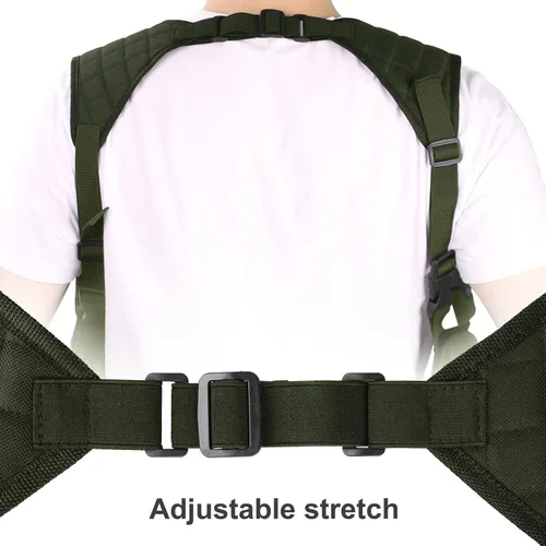 Vista 4 de Funda de hombro Xaegistac Airsoft Funda de hombro vertical general ajustable para la mayoría de tipos de pistolas Durable Airsoft Holsters