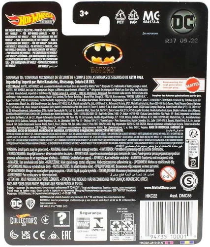 Vista 6 de Hot Wheels Coleccionista Batmobile Vehículo coleccionable