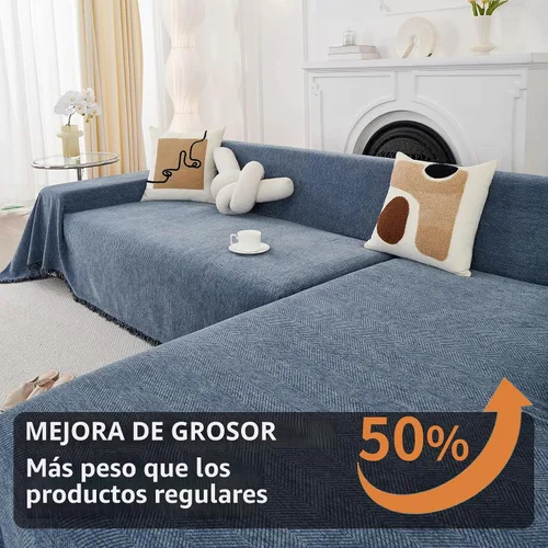 Vista 4 de HAOMAIJIA Fundas para Sofá Seccional en Forma de L de 2 Piezas Lavables Fundas para Sofá en Forma de L para Sofá Seccional Funda de Sofá