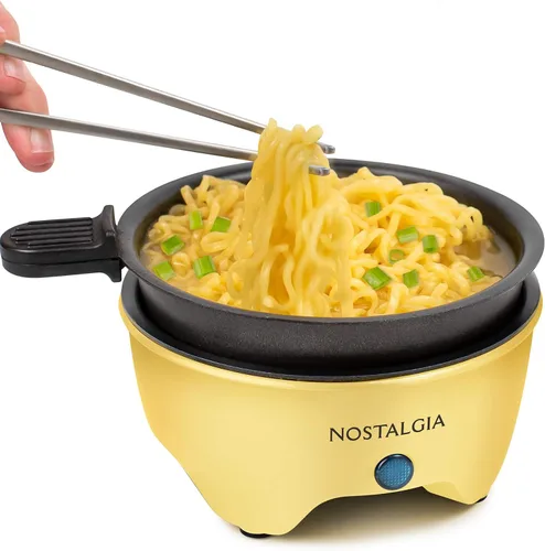 Vista 11 de Nostalgia MyMini - Plancha eléctrica personal, plancha antiadherente perfecta para dietas keto y bajas en carbohidratos, huevos, tortitas