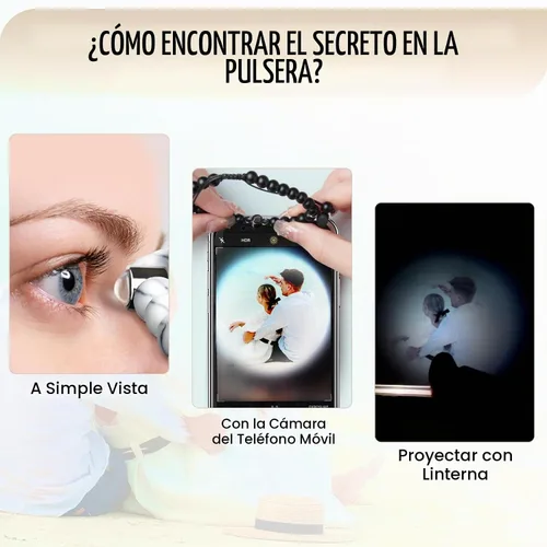 Vista 5 de SUPHELPU - Regalos de Navidad personalizados, pulsera personalizada con imagen en el interior, regalos conmemorativos de aniversario personalizados