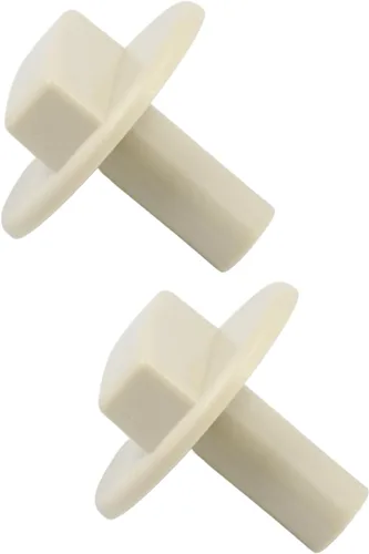 Vista 3 de 2 pomos de control de temperatura 63818002 compatibles con piezas de repuesto de perilla de calentador TPI63818002