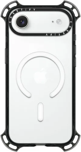 Vista 24 de CASETiFY Funda Bounce para iPhone 16 Pro [a prueba de golpes, 21.3 pies, protección contra caídas de grado militar 6X, compatible con Magsafe] Azul
