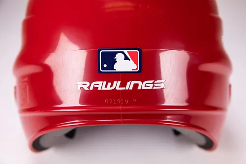 Vista 4 de Rawlings Casco de bateo COOLFLO Opción de máscara facial Escarlata