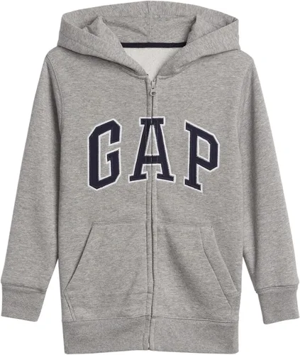 Vista 4 de GAP Sudadera con capucha y cremallera completa con logotipo para niños