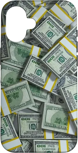 Vista 32 de Pile Money Finance Currency 100 Dollar Stacks Bill s Success Case para iPhone 17
