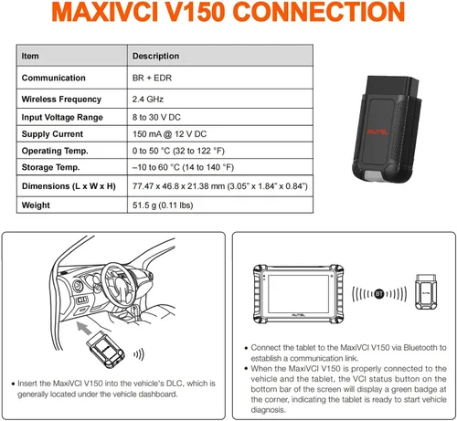 Vista 7 de Autel TS900 todo el sistema TPMS programación escáner de diagnóstico Android 11 OS, TPMS Relearn & Reset, 40+ Services, Active Test, FCA SGW, CAN