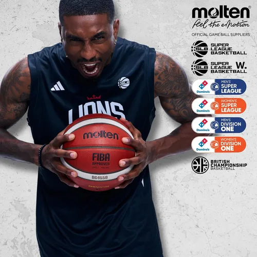 Vista 6 de Molten Baloncesto BG2000, talla 6, 1 juego, 1 pieza, 22.46 oz, interior/exterior, aprobado por FIBA, goma premium, adecuado para niños de 12 a 14