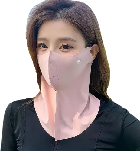 Vista 12 de Summer Cooling Neck Gaiter Face Mask for Women, UPF 50+ UV Protection, Breathable Ice Silk Sun Protection Mask