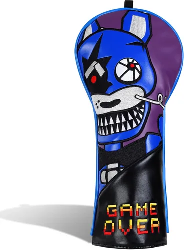 Vista 10 de Big Crazy Golf Headcovers - Funny Golf Club Covers - Driver Headcover with Tour Grade PU Leather - Golf Driver Headcover, Waterproof Golf Head