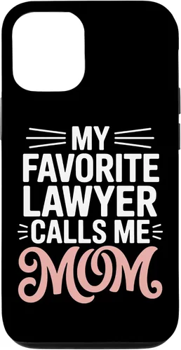 Vista 28 de My Favorite Lawyer Calls Me Mom Proud Law School Parent Case for iPhone 17