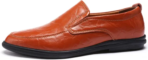 Vista 5 de USANDY Mocasines sin cordones para hombre, mocasines de conducción, mocasines casuales para hombre