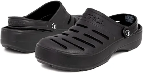 Vista 6 de Nautica Zuecos para mujer Sandalias deportivas deportivas Zapatos de agua sin cordones con correa trasera ajustable Zapatos deportivos de playa