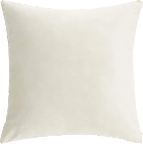 Vista 2 de VAKADO Juego de 2 fundas de almohada de terciopelo beige crema de 16 x 16 pulgadas, fundas de cojín cuadradas suaves y sólidas, decoración del hogar