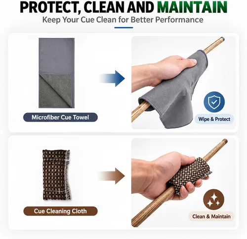 Vista 3 de Kit de reparación de puntas de taco de billar de 32 piezas