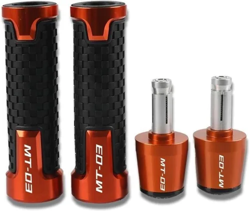 Vista 11 de Motorcycle for Y&AMAHA MT03 2015 2016 2017 2018 2019 2020 MT 03 MT-03 2005-2006 Motorcycle 7/8" 22mm Handle Grips Handlebar Grip Ends Plug