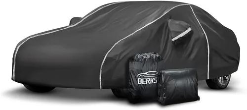 Vista 11 de Funda impermeable para automóvil compatible con Chevy Camaro 2010-2024 para todo tipo de clima, 6 capas, cubierta completa para automóvil con bolsa