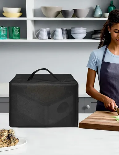 Vista 6 de Cubierta para freidora de alta resistencia, impermeable, resistente al calor, funda de nailon para Hamilton Beach Electric/para Elite Gourmet