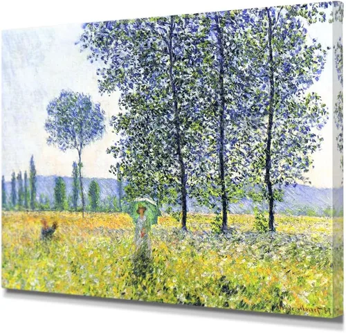 Vista 55 de IPIC - Reproducción artística de los lirios de agua de Claude Monet 1906, impresiones giclée coinciden con el marco dorado clásico, arte de pared