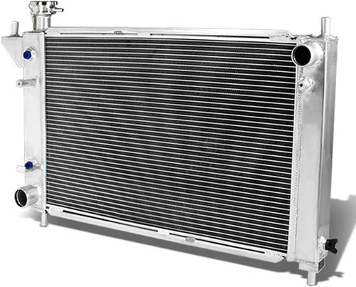 Vista 9 de DNA Motoring RA-F10061-L6-3 - Radiador de aluminio completo de 3 filas compatible con Ford F-100 61-64 / F-250 / F-350 Pickup
