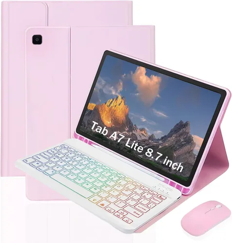 Vista 15 de Funda de teclado para Samsung Galaxy Tab A9 de 8,7 pulgadas