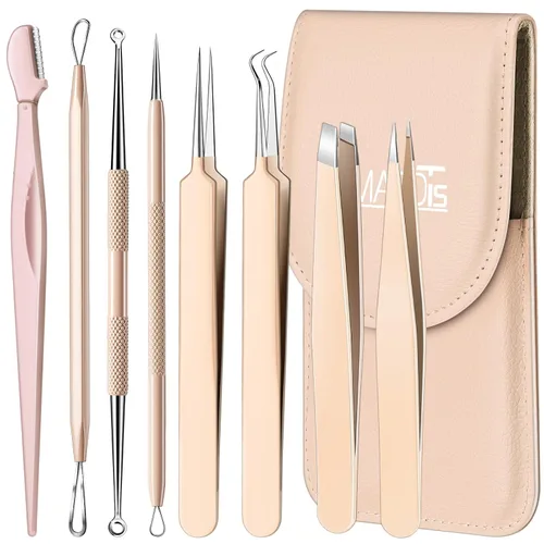 Vista 9 de TsMADDTs Extractor de espinillas, herramienta de tratamiento de acné, kit de eliminación de comedones para manchas, puntos blancos, kit