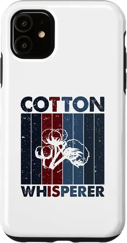 Vista 5 de Funda de algodón vintage para iPhone 14 Crops Whisperer