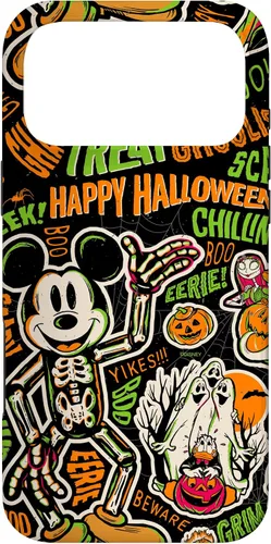 Vista 22 de Funda para iPhone 13 Pro Max Disney 100 Mickey Nightmare Before Christmas Halloween D100