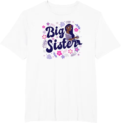 Vista 14 de Disney Encanto Isabela Madrigal Big Sister - Camiseta floral, gris, S Asfalto
