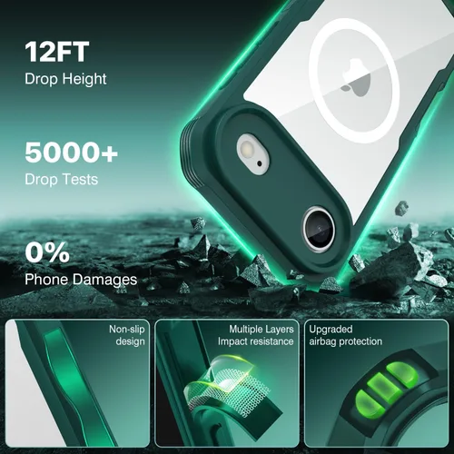 Vista 219 de CENHUFO Funda de privacidad para iPhone 11 Pro, funda de cuerpo completo con protector de pantalla de privacidad de vidrio templado 9H integrado
