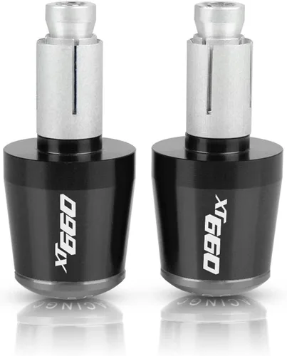 Vista 4 de Motocicleta de 7/8 pulgadas 0.866 in para XT660/X/R/Z XT 660 XT660X XT660R XT660Z 660X 660R 660Z Manillar de motocicleta Agarres extremo de la Negro