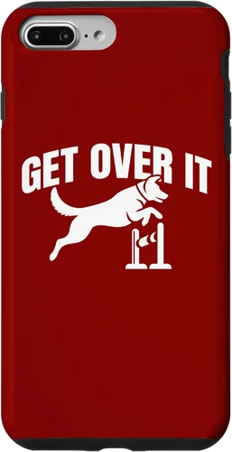 Vista 9 de iPhone 15 Dog Agility Handler - Get Over It - Bar Jumping Dog Agility Case