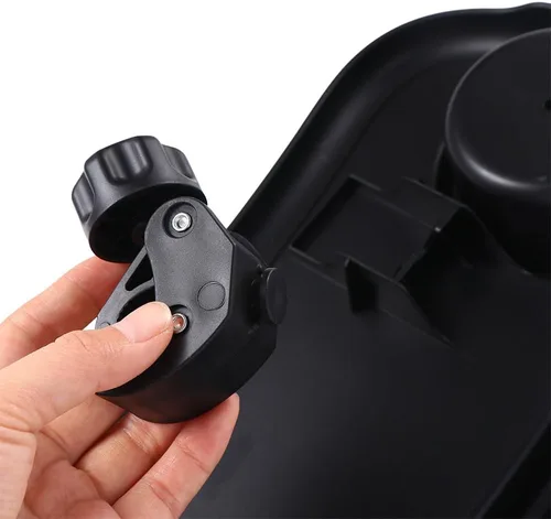 Vista 7 de Leadigol Bandeja de aperitivos para cochecito con soporte para tazas, mesa de cena para cochecitos de bebé, práctica bandeja para cochecito