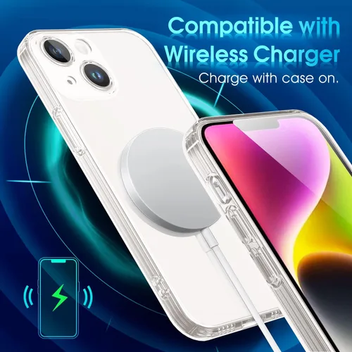 Vista 632 de Supdeal Funda cristalina transparente para iPhone 11, [No se amarillea] [Protección de la cámara] [Probado contra caídas de grado militar] Funda