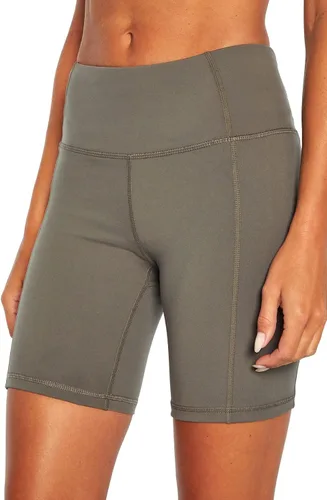 Vista 2 de Jessica Simpson Sportswear Bermudas estándar con control de abdomen para mujer, color plomizo, talla M