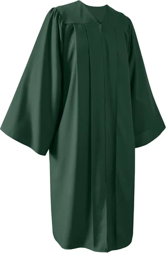 Vista 10 de Bata de coro para iglesia, adulto, mate, bautizo, pastor o vestido Bata de coro mate unisex para adultos diseñada para graduaciones de servicios