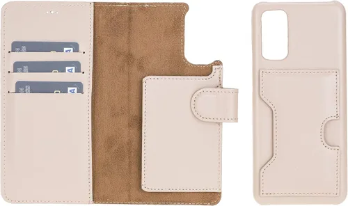 Vista 25 de Venito Florence - Funda de piel compatible con Samsung Galaxy S9, extra segura con bloqueo RFID, cartera desmontable para teléfono (gris decolorado)